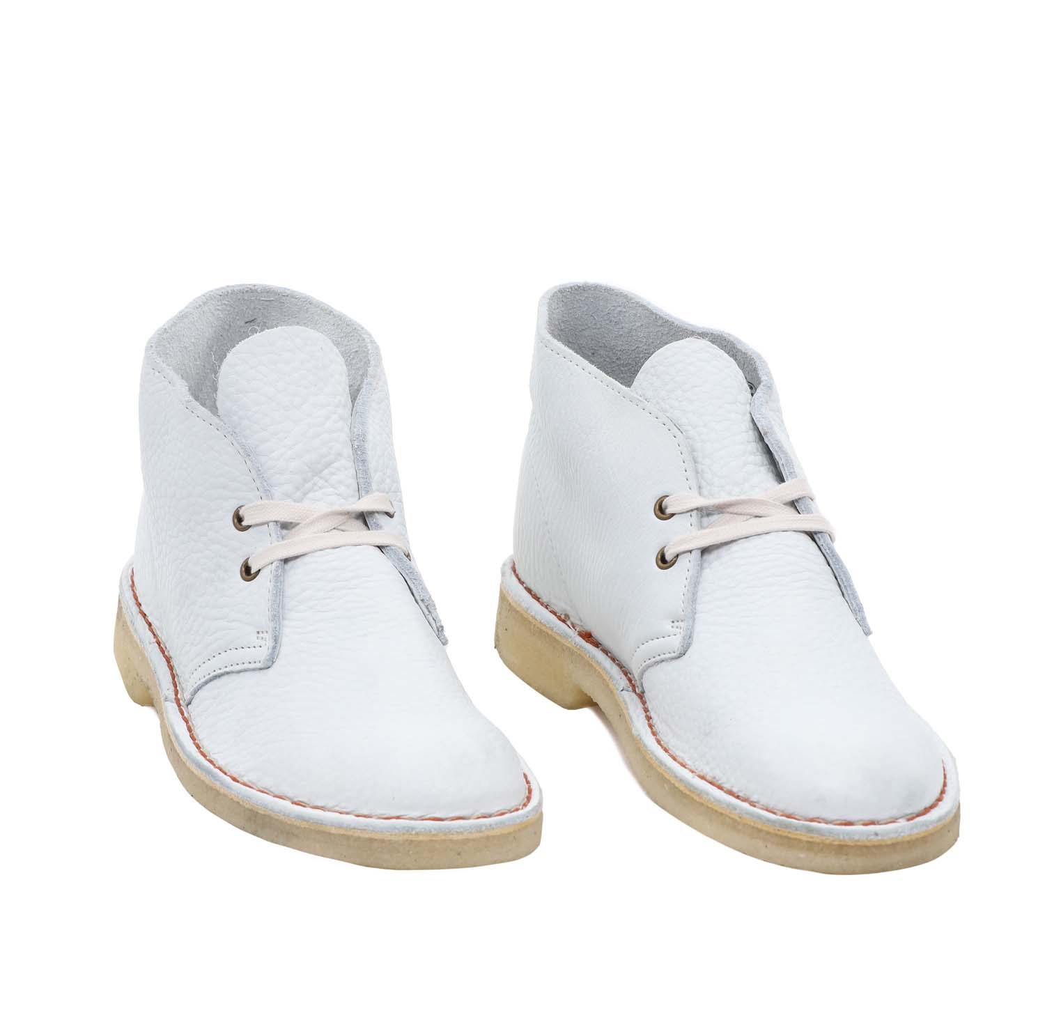 Clarks Desert Boot Pelle Bianca